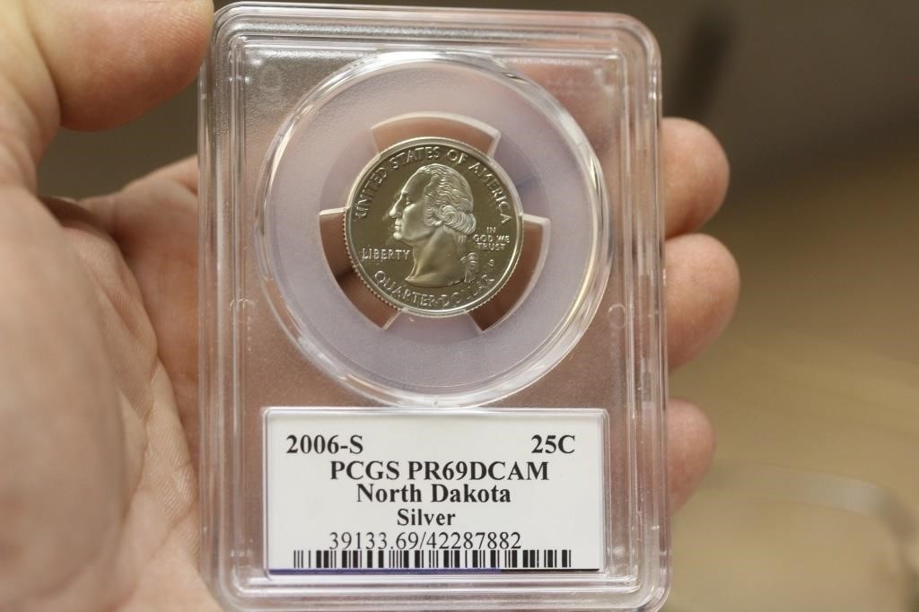 PCGS Graded Silver Quarter