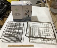 Wire organizers w/adjustable shoe rack -unopened