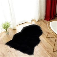 Faux Fur Sheepskin Style Rug Fleece Chair Cover