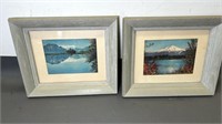 Vintage mountain prints