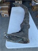 Very Large African Bronze Horn