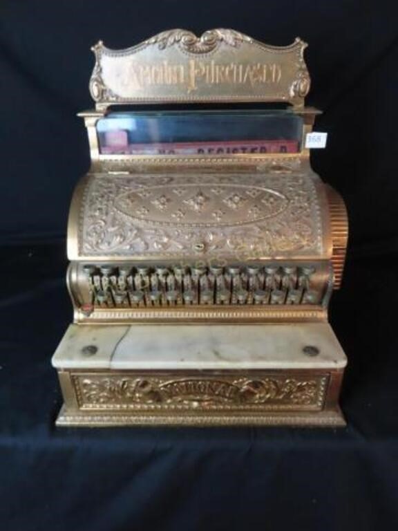 Vintage Brass Cash Register, Class/Model 39