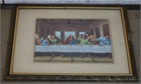 Framed "Last Supper" Print