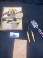 Vintage curling irons and miscellaneous