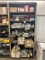 Section of Metal Shelving & Contents (Assorted