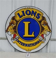 LIONS INTERNATIONAL SIGN - ROUND - 30"