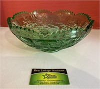 Green Glass Bowl