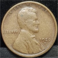1920-S Lincoln Wheat Cent Nice
