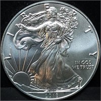 2018 1oz Silver Eagle Gem BU