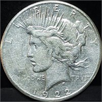 1922-S Peace Silver Dollar