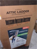Aluminum Attic Ladder 25 " Wide Opening