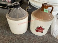 2 Crock Jugs