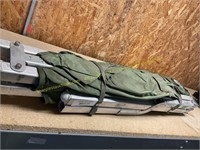 U.S. military green cot -used