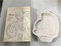 1993 Longaberger Pottery Cookie Mold