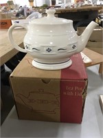 Longaberger Pottery Tea Kettle
