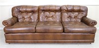 Vinyl Upholstered Sofa