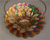 10 ½” N Peacock at the Urn Flared Chop Plate w/