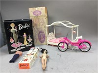 Possible 1962 Barbie, Barbie bike & More