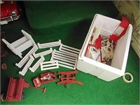 Play Wooden Cow Shoot, Fencing, Plastic Farm