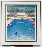 1995 “Reflecting Pool” By Bloomfield Print (31 x