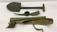 US Military Trench Axe and Shovel