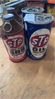 STP oil containers empty x4