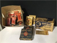 Vintage Car Parts & Empty Head Light Box Lot Lynx