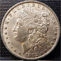 1882-O Morgan Silver Dollar Coin