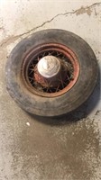 Spiked rim and tire