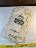 Vintage Canvas Seed Bag Peoria, Illinois