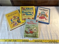 Vintage Children's Books Care Bears The Rescuers