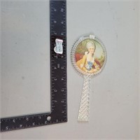 Vintage Marie Antoinette Magnifying Hand Mirror