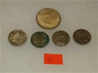 Estate find Rare Coin Lot  1868 and more