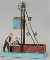 GERMAN WATER SAWMILL STEAM TOY