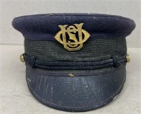 Railroad conductor hat