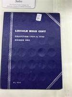 1949 Lincoln Head Cent 1909-1940 Book w/14 coins