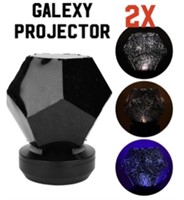 2X GALAXY PROJECTOR LAMP / STAR LIGHT NIGHT LIGHT