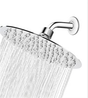 High Pressure Shower Head, 8 Inch Rain