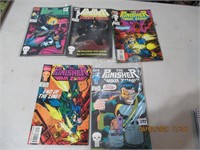 Lot of 5 Panisher Comics