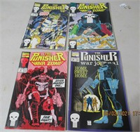 Lot of 4 Panisher Comics