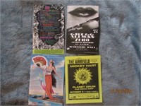 Ad's For Shows Lot Of 4 See Pictures For Details