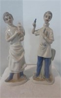 Duncan Royale Early Americans Doctors Figurines