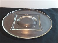 Hazel Atlas Colony Pattern Pedestal Cake Plate