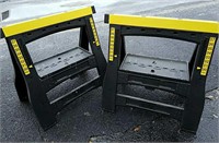 STANLEY ADJUDTABLE SAWHORSE SET