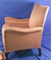 Retro boudoir chair with extra material  26" x