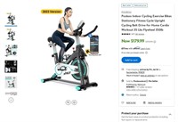 E8672  Pooboo Indoor Cycling Exercise