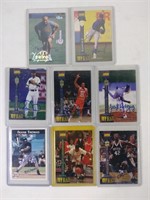 8pc 1990's Autographed Sports Cards