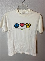 Vintage 1990s Peace Love Mickey Mouse Shirt