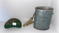 Minnow bucket and bait box