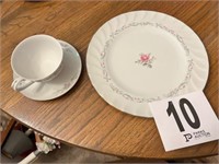 Dinner Plate, Cup & Saucer (Marked) (R1)